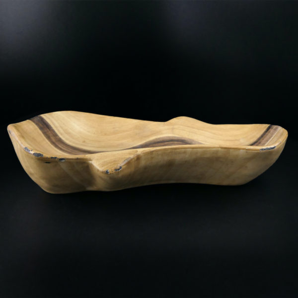 Coupelle vide-poches Vallauris Grandjean-Jourdan en porcelaine faux bois 50 (profil)