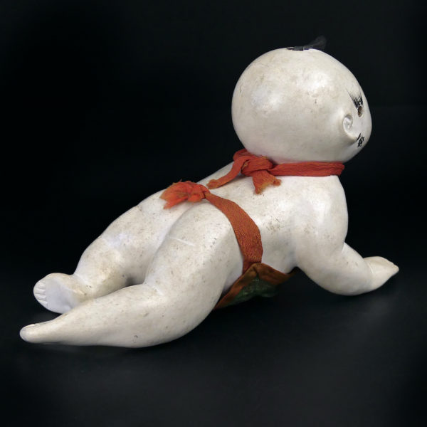 Poupon Gosho ningyō japonais Art populaire Hakata doll Ère Meiji Japon (3/4 dos)
