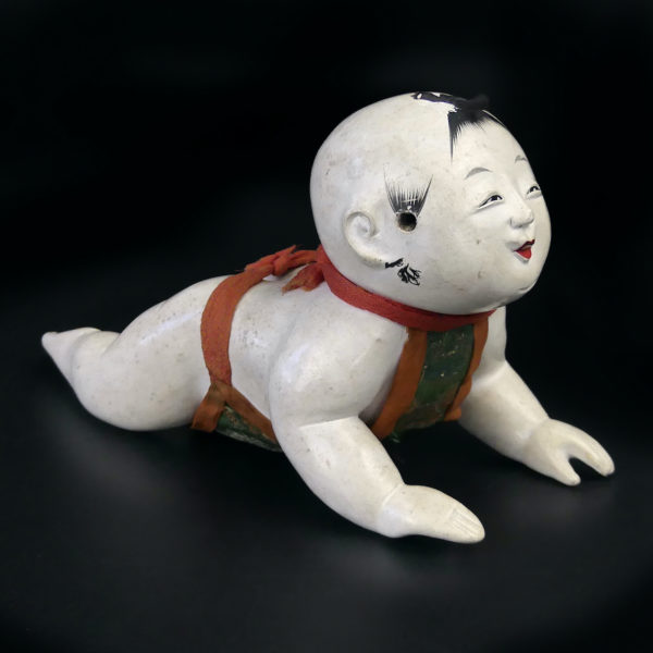 Poupon Gosho ningyō japonais Art populaire Hakata doll Ère Meiji Japon (3/4)