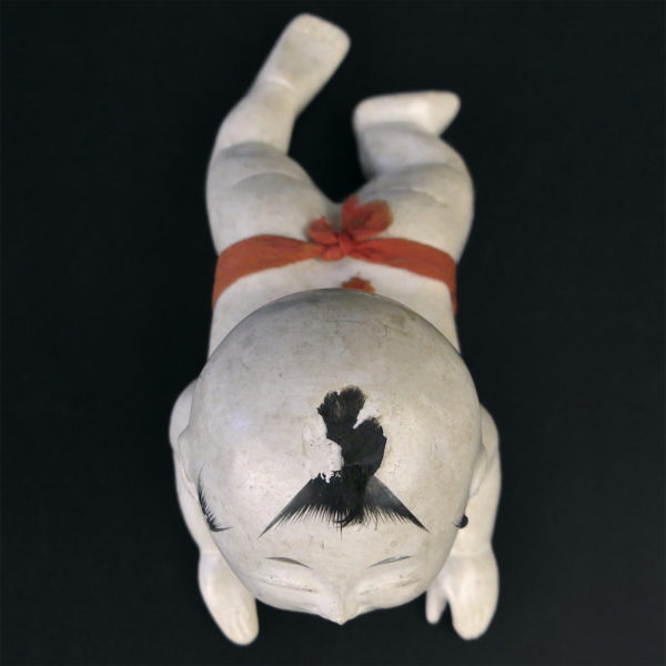 Poupon Gosho ningyō japonais Art populaire Hakata doll Ère Meiji Japon (dessus)