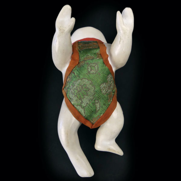 Poupon Gosho ningyō japonais Art populaire Hakata doll Ère Meiji Japon (dessous)
