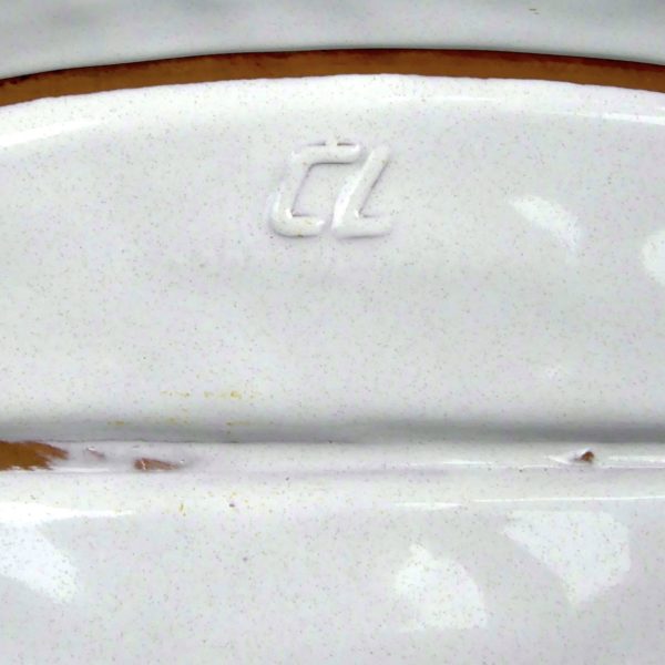 Grand plat Homard en céramique des années 60 Artisanat italien (détail)
