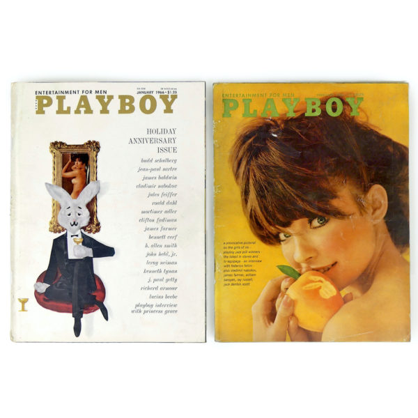 12 PLAYBOY de 1966 Magazines érotiques rares USA Erotica Curiosa (Janvier - Février)