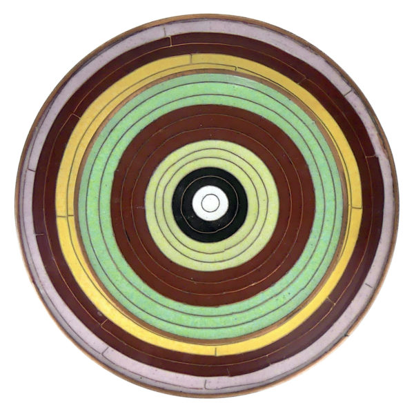 Pot long cloisonné Pop multicolore Fabienne Jouvin Design français (dessus)