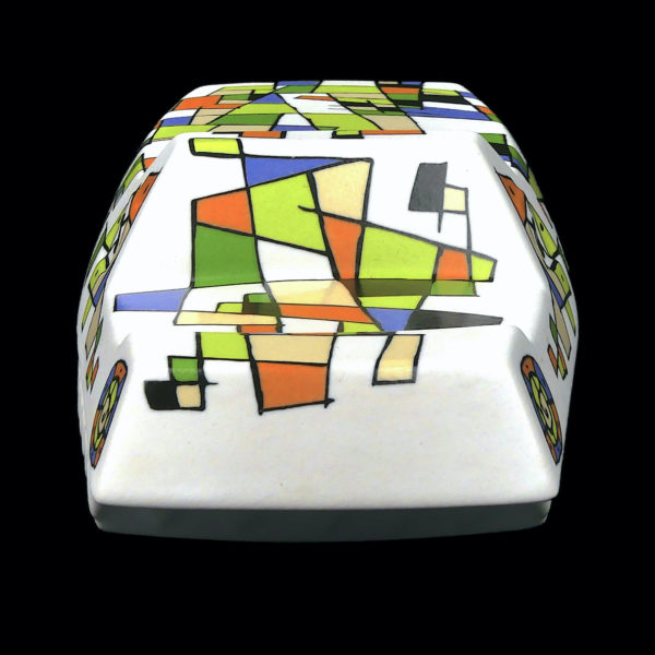 Terrine Crocodile moderniste en faïence décor mosaïque 1994 Javier Mariscal – Image 5