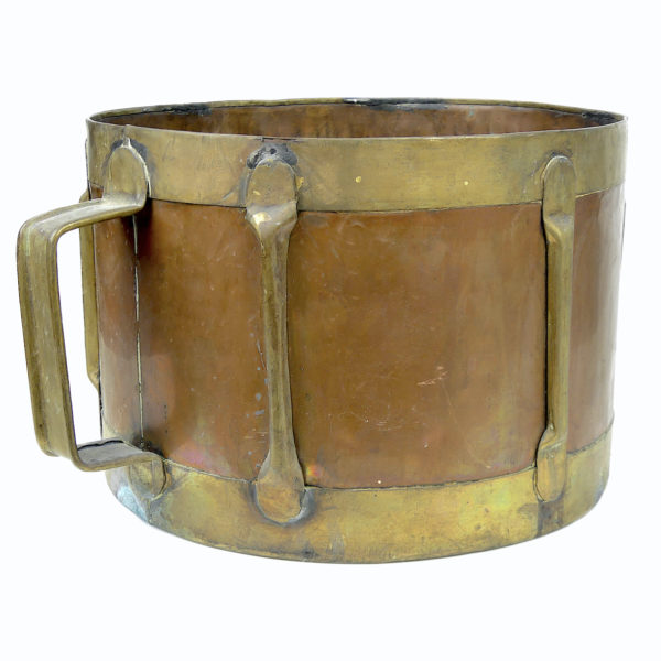 Settier boisseau de mesure en cuivre et laiton fabriquée à la main Curiosité rétro (3/4)