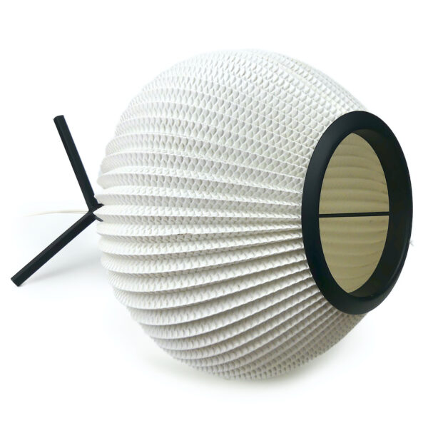 Lampe à poser RISPAL des années 50 Design français Luminaire vintage (dessus 3/4)
