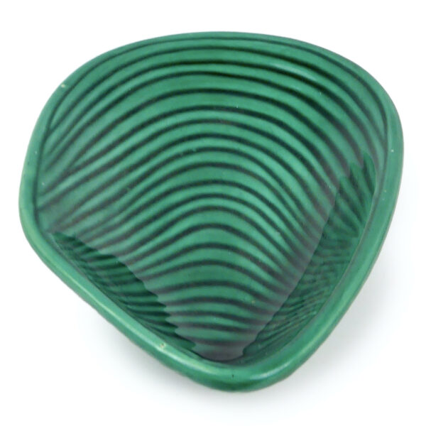 Vide-poche organique Vallauris en faïence vert profond Design 50 (3/4)