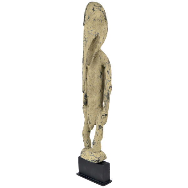 Grande statue anthropomorphe Sepik Iatmul en bois Art premier Fleuve Sepik (3/4)