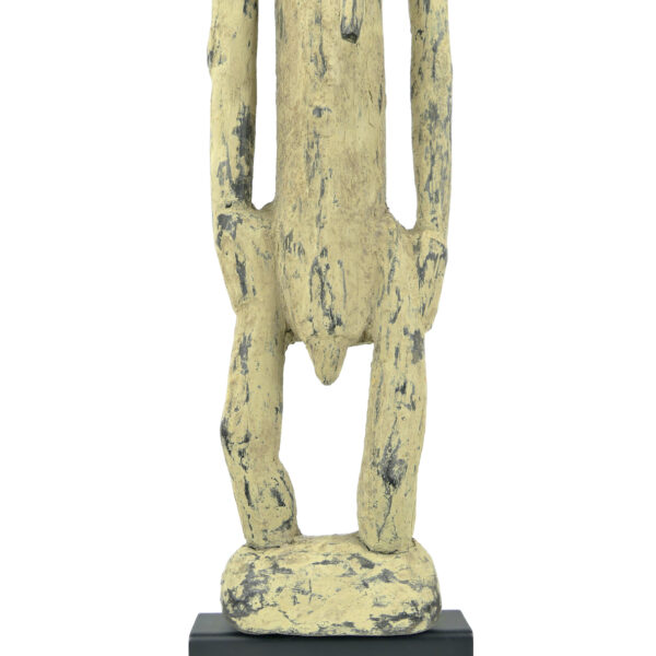 Grande statue anthropomorphe Sepik Iatmul en bois Art premier Fleuve Sepik (détail)