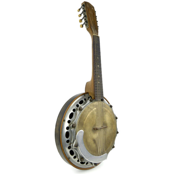 Banjo-mandoline ancien manjo bandoline du début XXe France (3/4)