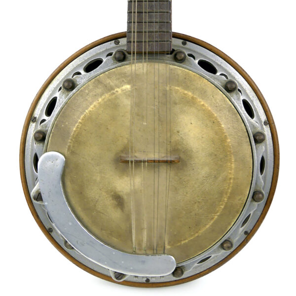 Banjo-mandoline ancien manjo bandoline du début XXe France (détail)