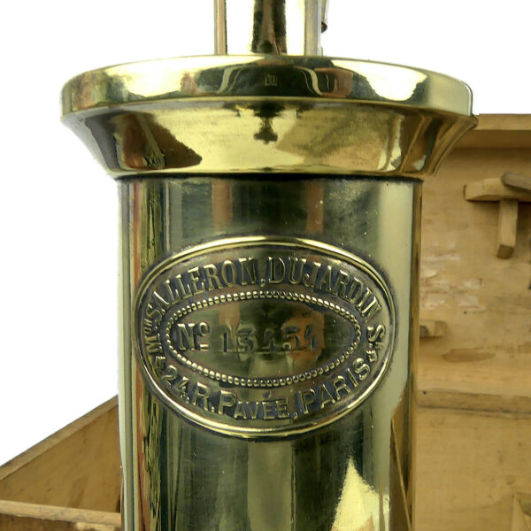 Ébulliomètre Dujardin Salleron ancien Paris Fin XIXe (détail)