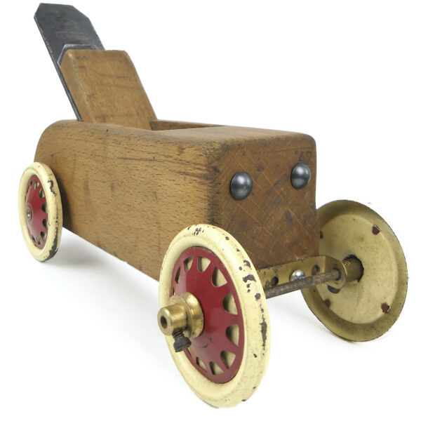 Voiture miniature Hot Rod rabot de menuisier en bois et lame en acier (3/4)