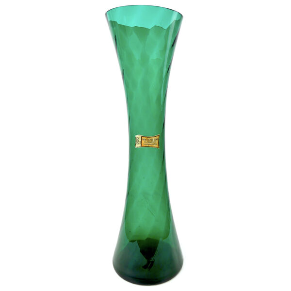 7 vases design scandinave en verre Allemagne Suède Verrerie d'art Mi-XXe (détail)