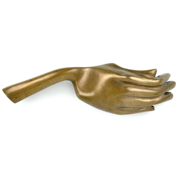 Sculpture main en bronze est signé LOHÉ Artiste français Déco artistique (dessus)