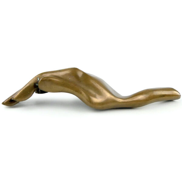 Sculpture main en bronze est signé LOHÉ Artiste français Déco artistique (profil)