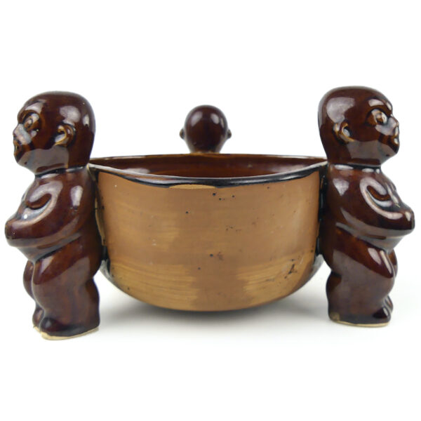 Bol 3 Tiki Scorpion en céramique Orchids of Hawaii R-14 Japon Culture Tiki (profil)