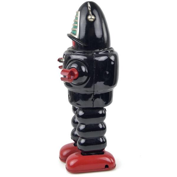 Jouet robot mécanique vintage Robby the Robot Rétrofuturisme Space Toy (profil) 
