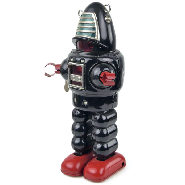 Jouet robot mécanique vintage Robby the Robot Rétrofuturisme Space Toy (3/4) 