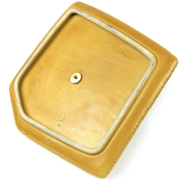 Plateau de présentation vintage canard et faux-bois Vallauris Mid-century (dessous 3/4)