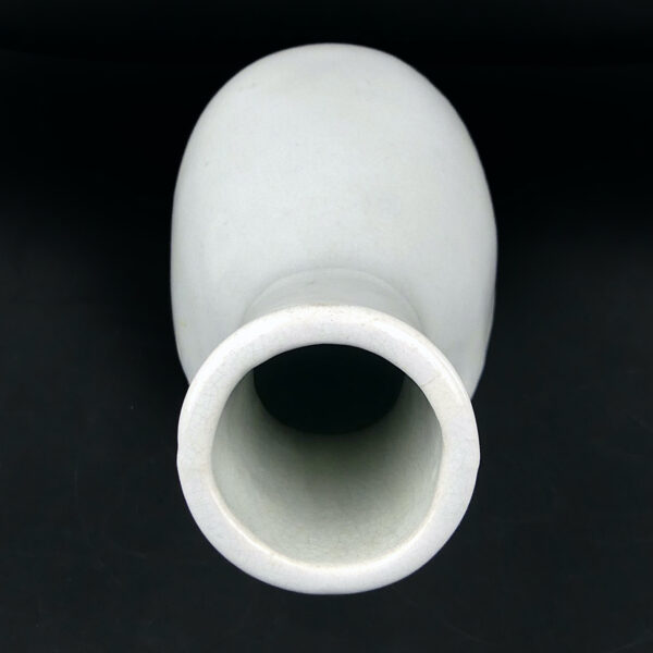 Pistolet urinoir masculin Urinal de lit en faïence de Lunéville Fin XIXe (face)