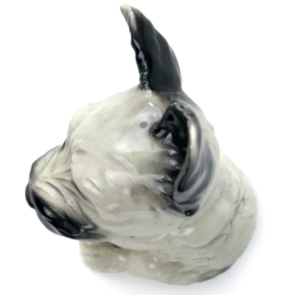 Statuette Scottish Terrier en céramique émaillée Mi-XXe Collection rétro décalée (dessus)