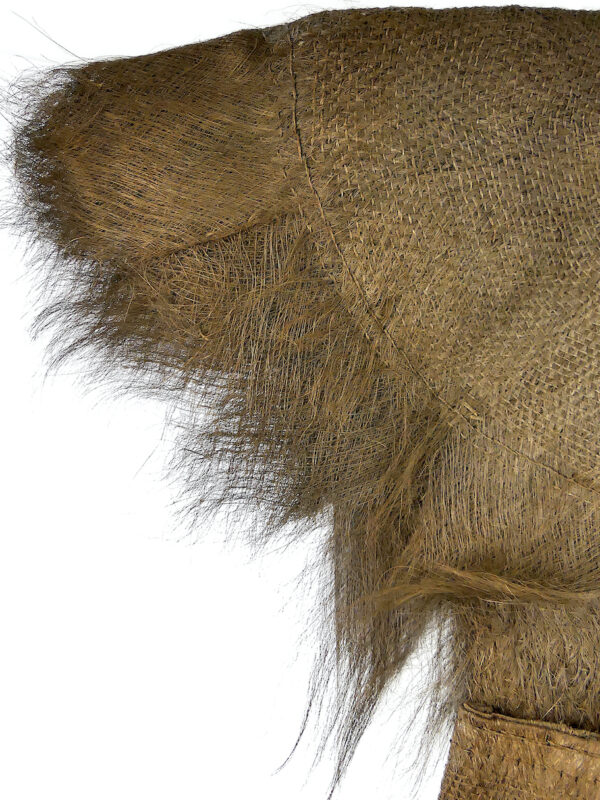 Suōlì vêtement de pluie traditionnel chinois Cape Suōyī Chapeau Dǒulì 1900 (détail)