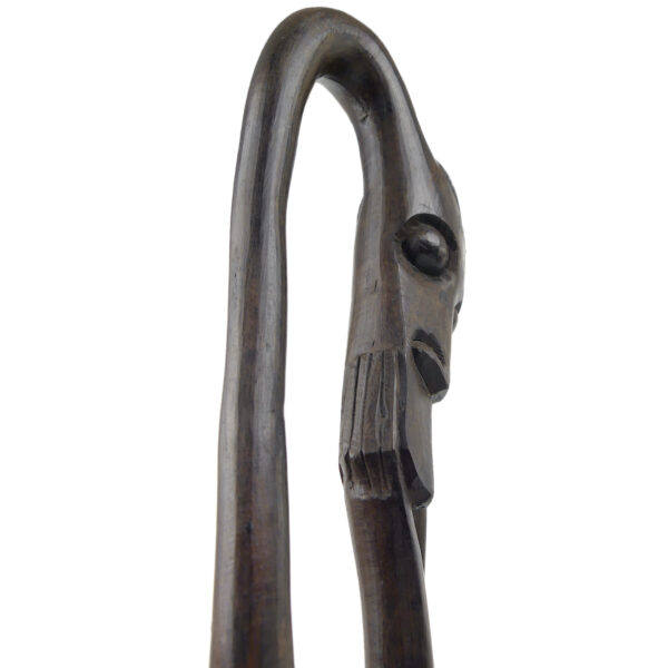 Statue anthropomorphe Shetani Makondé Tanzanie Art africain (détail)