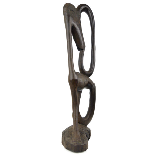 Statue anthropomorphe Shetani Makondé Tanzanie Art africain (dos)