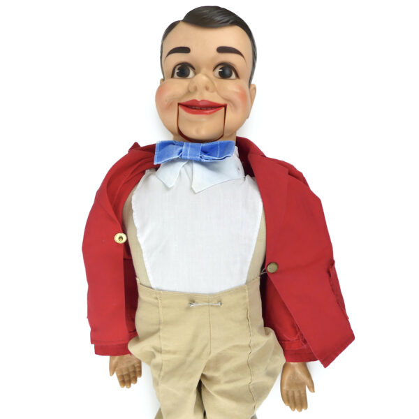 Poupée Ricky Little marionnette ventriloque Juro Novelty Company 1967 USA (détail)