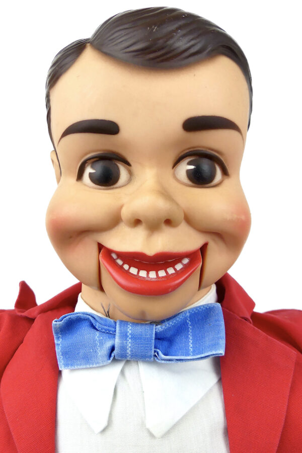 Poupée Ricky Little marionnette ventriloque Juro Novelty Company 1967 USA (face)