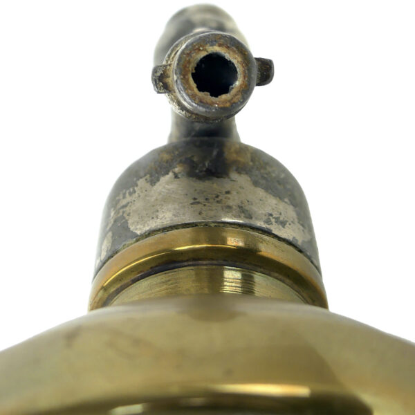 Grand siphon à eau de Seltz bleu et doré Bouteille de collection Paris (détail)