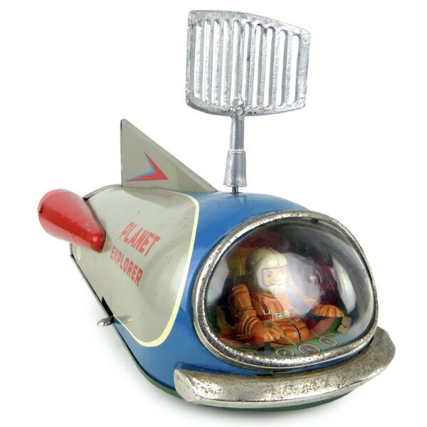 Véhicule Planet Explorer vintage Jouet tinplate ancien rare Modern Toys Japan (3/4)